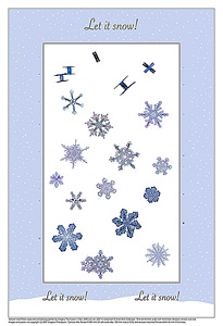 snowflake poster