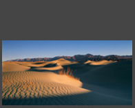 Sunrise on Death Valley Dunes