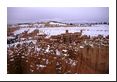 Hoodoos covered in snow in Bryce Amphitheatre (from Sunset Point where no sun was seen during our brief visit).