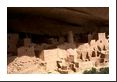 Cliff dwellings in Mesa Verde (Cliff Palace).