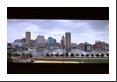 Baltimore's skyline and harbor from Federal Hill.