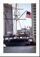 Baltimore's pride clipper ship, The Constellation, on its public debut after a restoration.