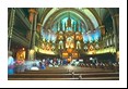 Did a spirit walk by? No, just a long exposure inside the Notre Dame Cathedral in Montreal.